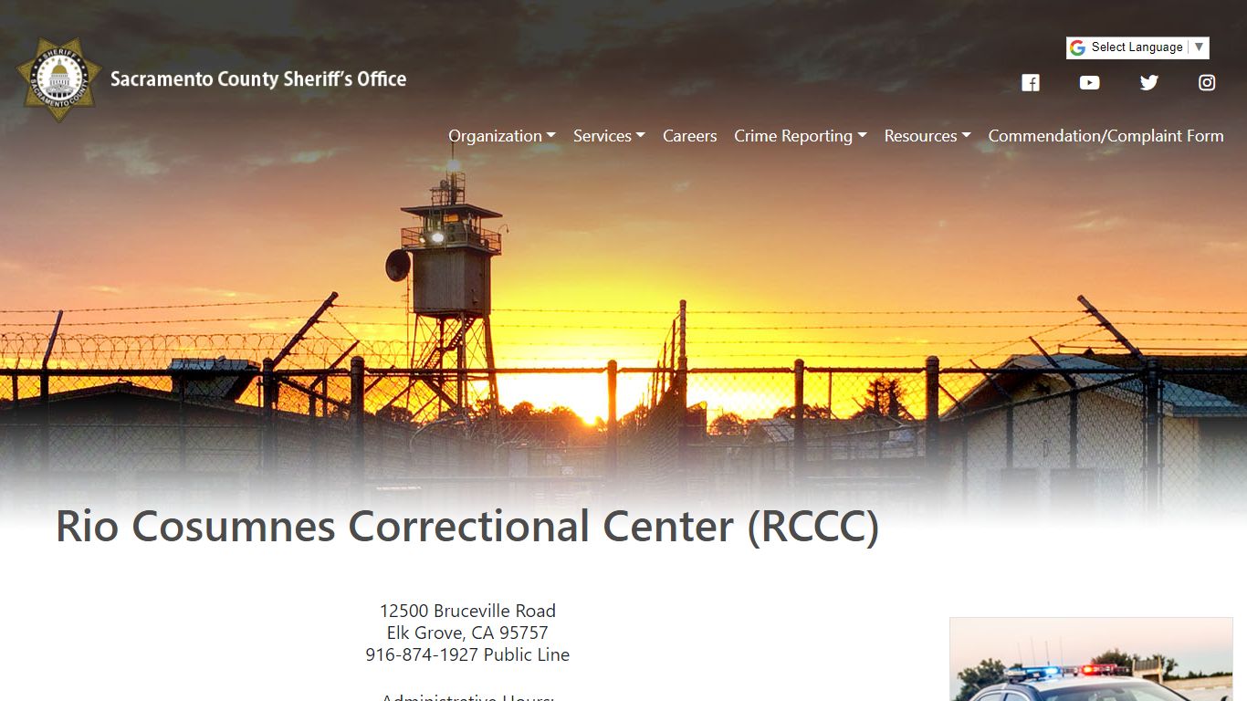 Rio Cosumnes Correctional Center (RCCC) - Sac Sheriff